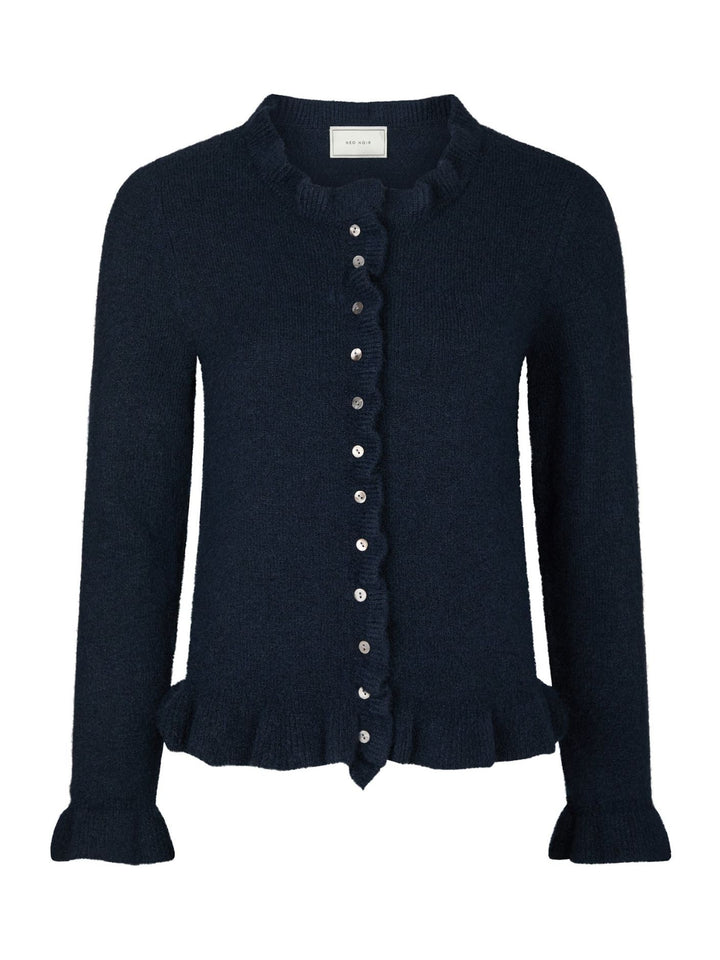 NEO NOIR Elowen Knit Blouse Navy