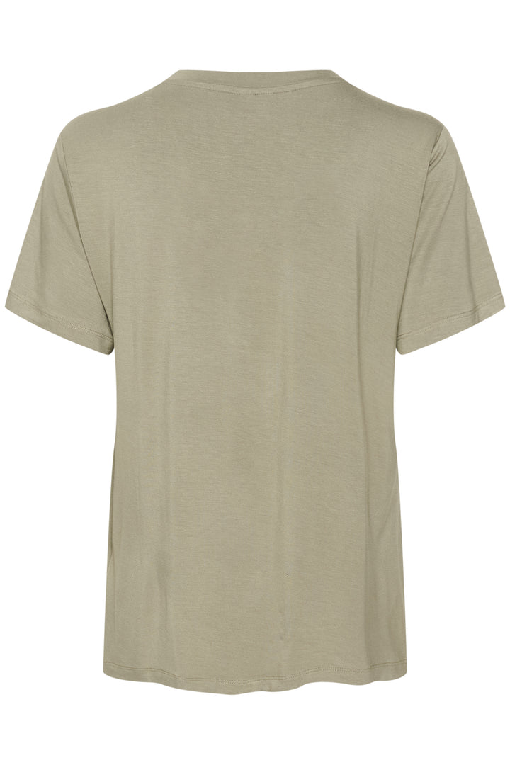 KAFFE KAfrida V-neck T-shirt Vetiver