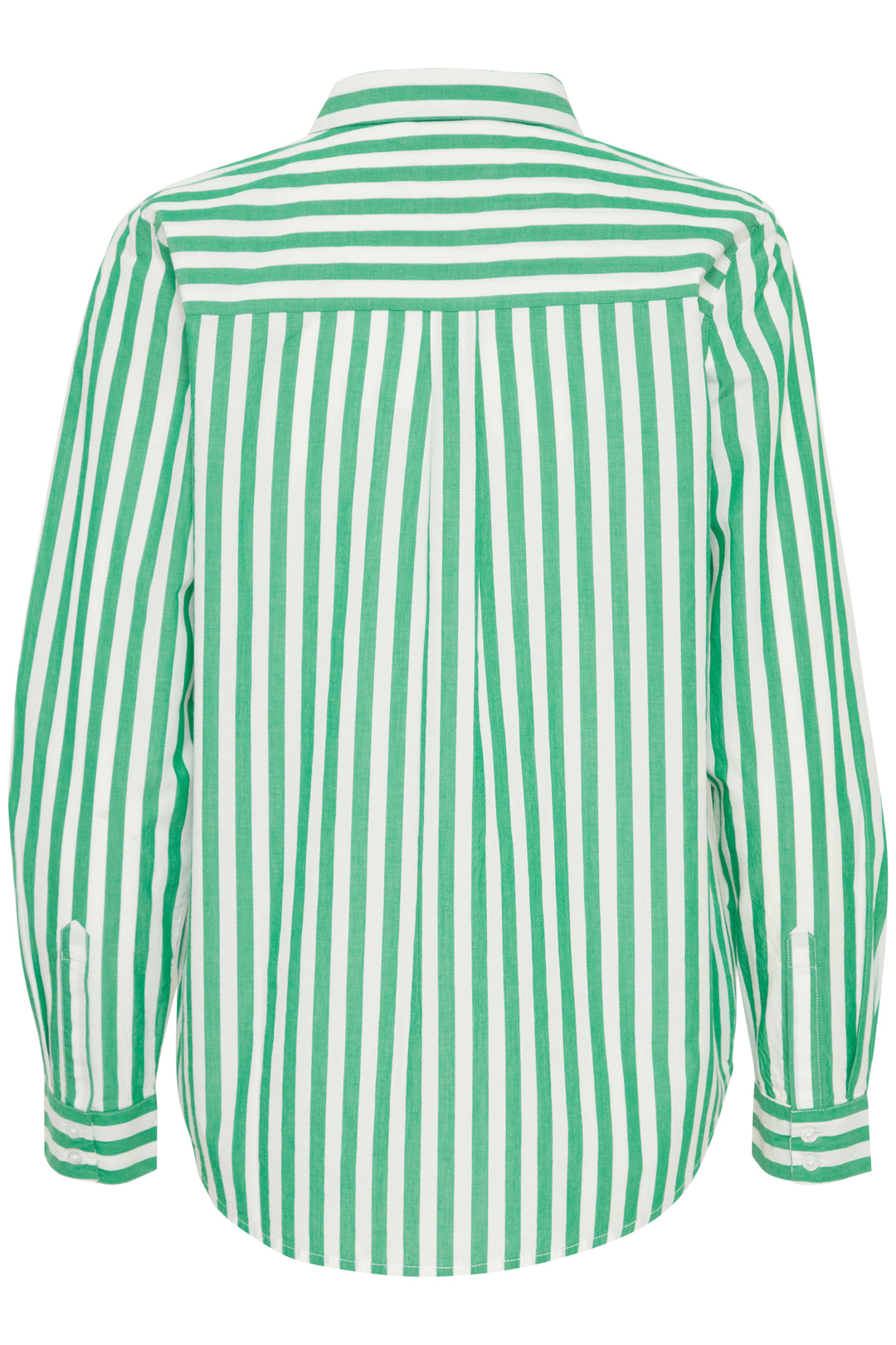 ICHI IXasilo Striped Shirt Jolly Green