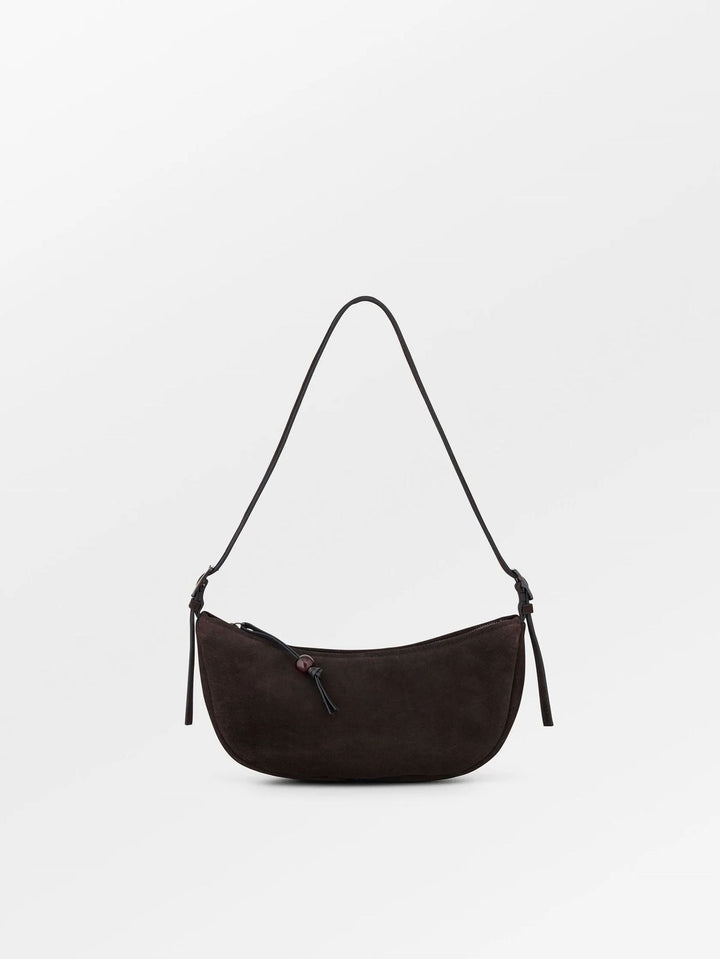 BECKSÖNDERGAARD Suede Tacey Bag Chocolate Torte