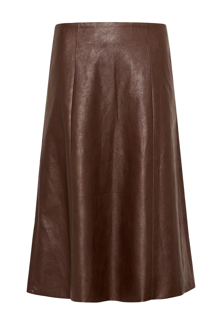 CREAM CRPaloma Skirt Brown Washed