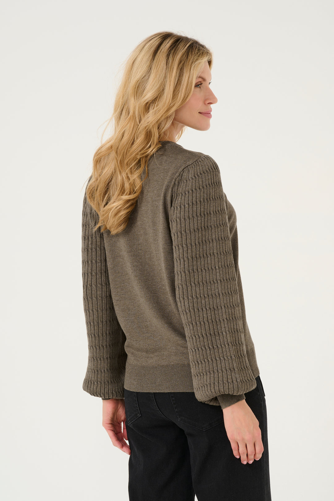 KAFFE KAnanna Pullover Brown Melange