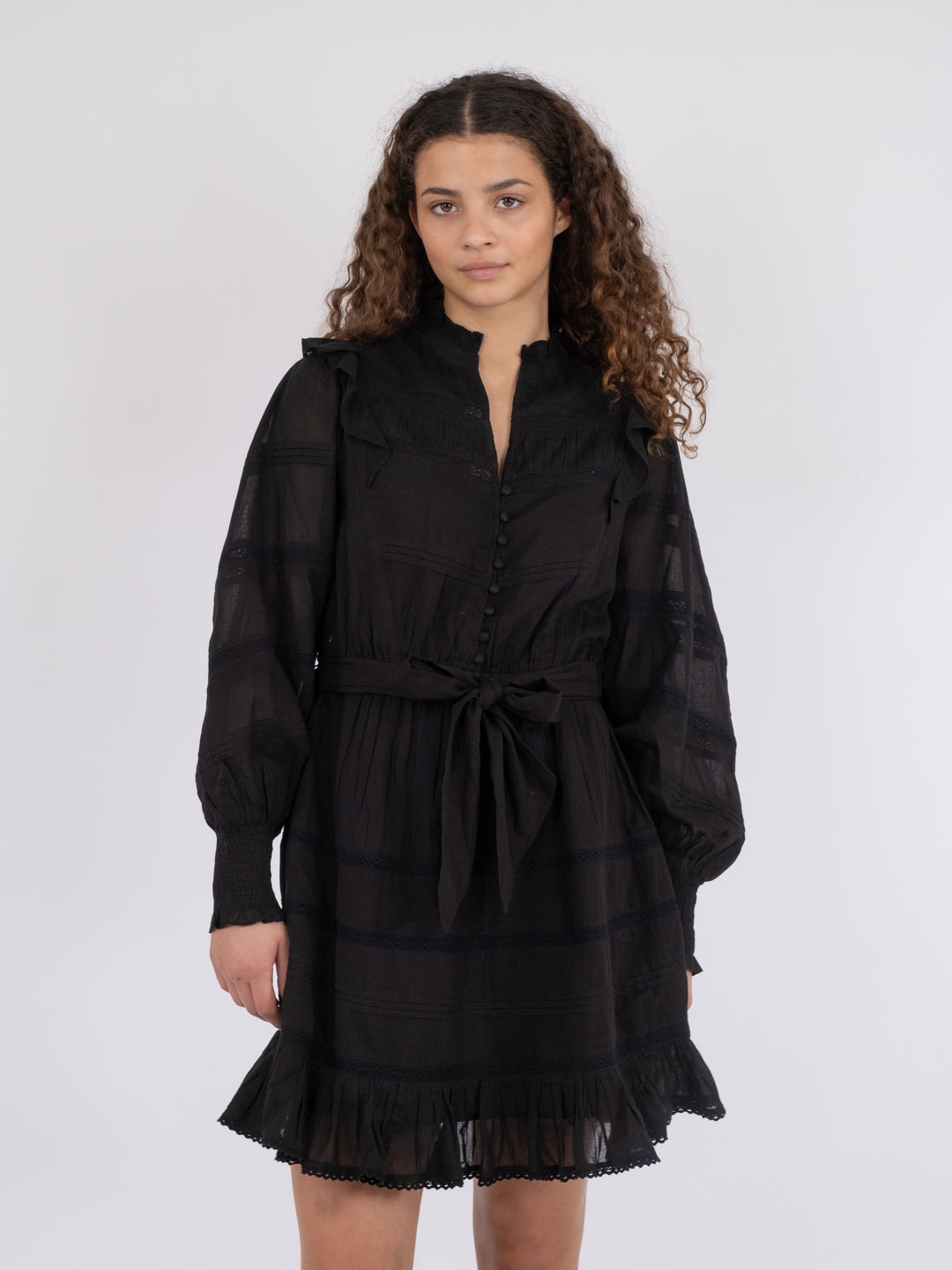 NEO NOIR Salli S Voile Dress Black