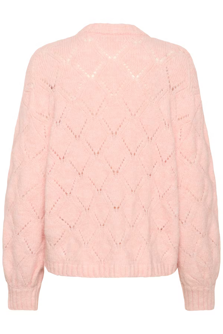 SAINT TROPEZ PavaaniSZ Cardigan Chalk Pink