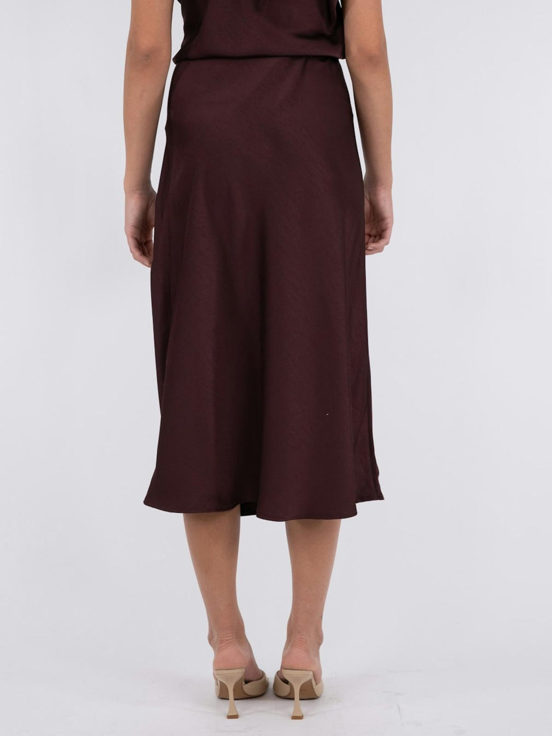 NEO NOIR Bovary Skirt Burgundy