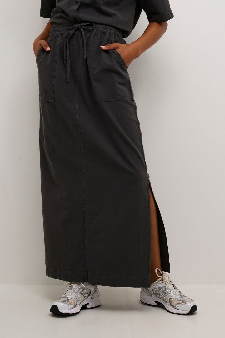 KAFFE KAnaya Liah Skirt Black Oyster