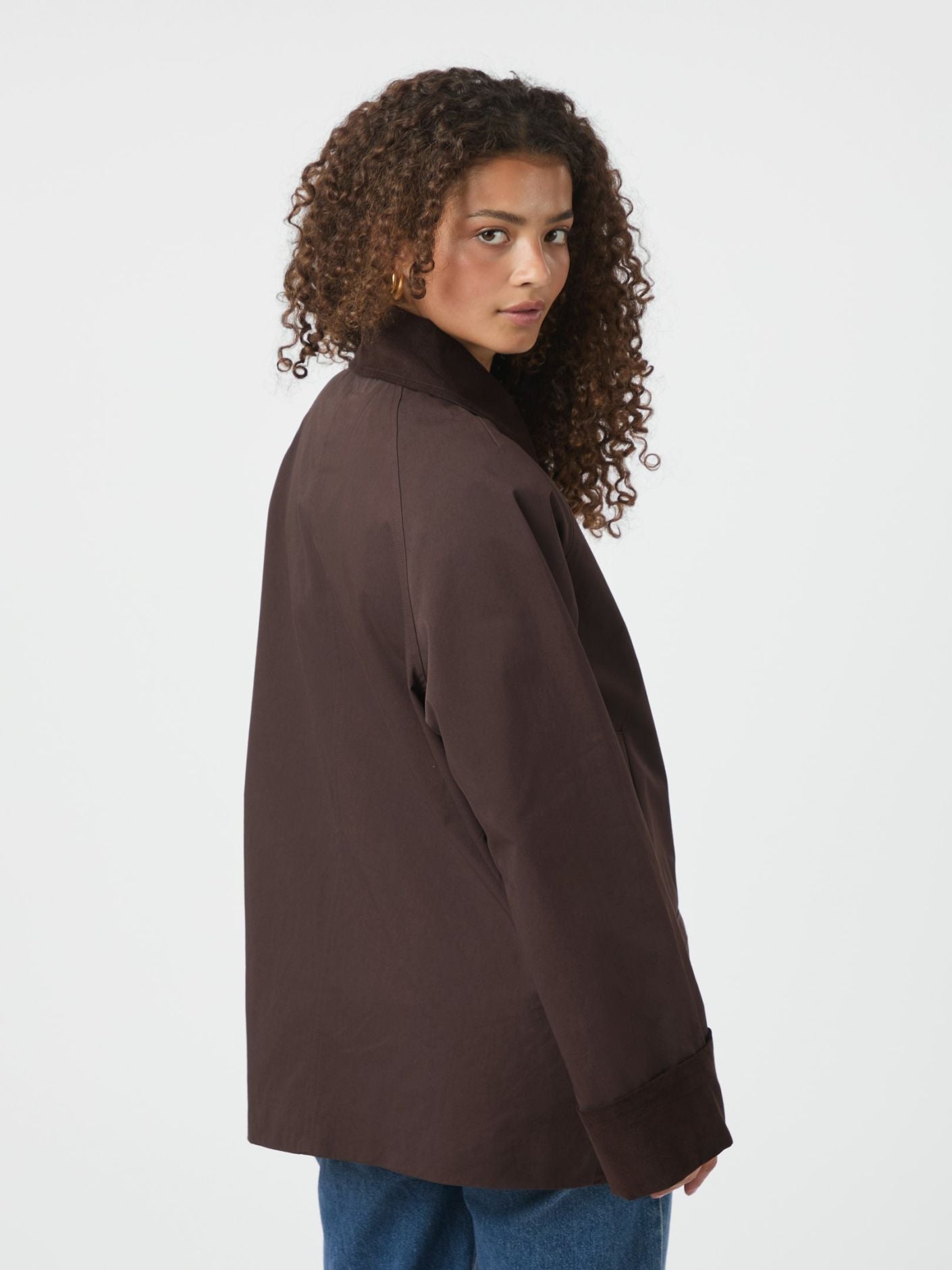 NEO NOIR Anastacia Cord Jacket Brown