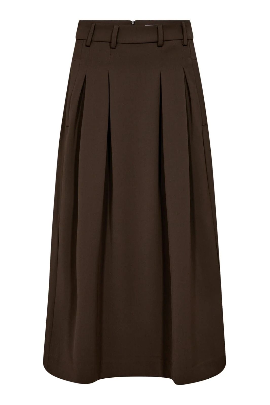 CO´COUTURE AnyaCC Pleat Skirt Mocca