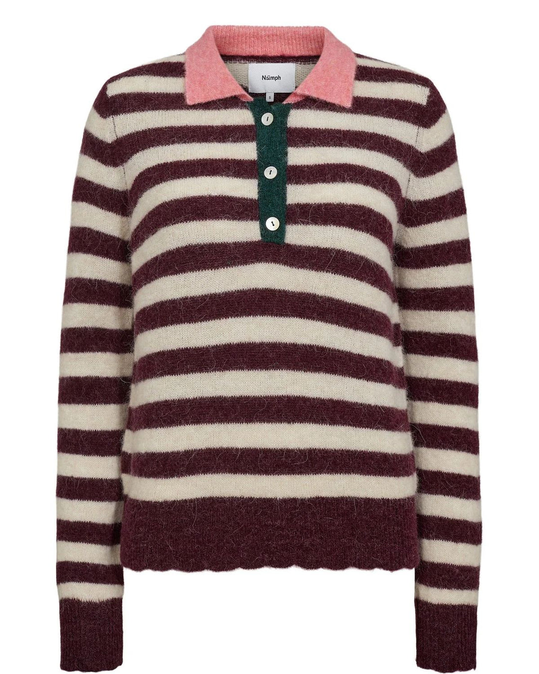 NÜMPH NUCiara Riette Stripe Pullover Winetasting