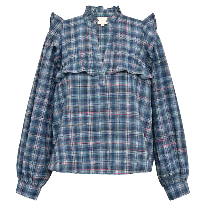 GOSSIA AnnabellGO Jo Blouse Blue Checks