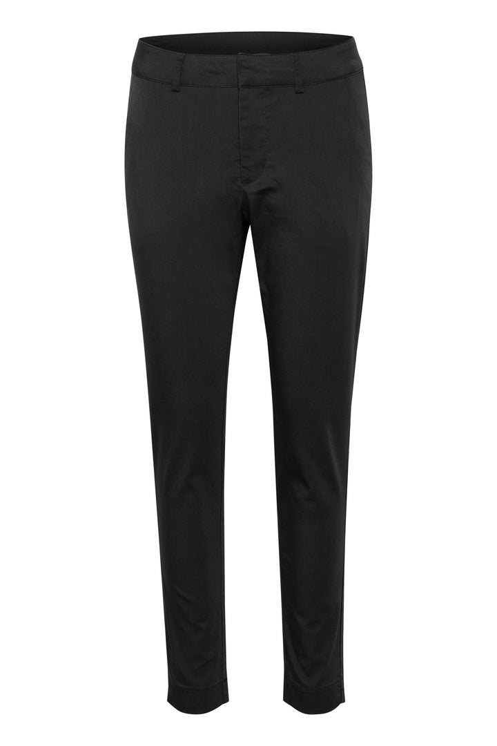 KAFFE KAlea 7/8 Chino Pant Black Deep