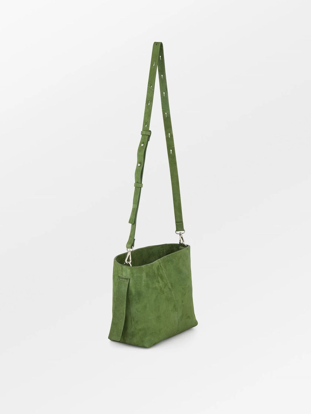 BECKSÖNDERGAARD Suede Fraya Small Bag Banana Palm Green