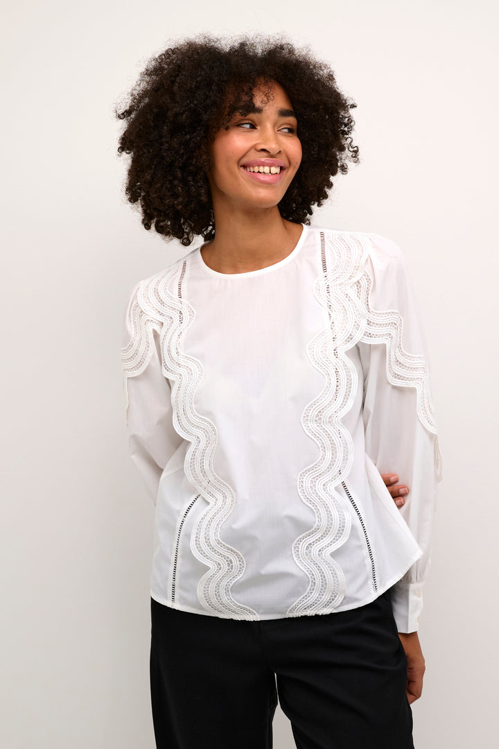 KAFFE KAchristine Blouse Optical White