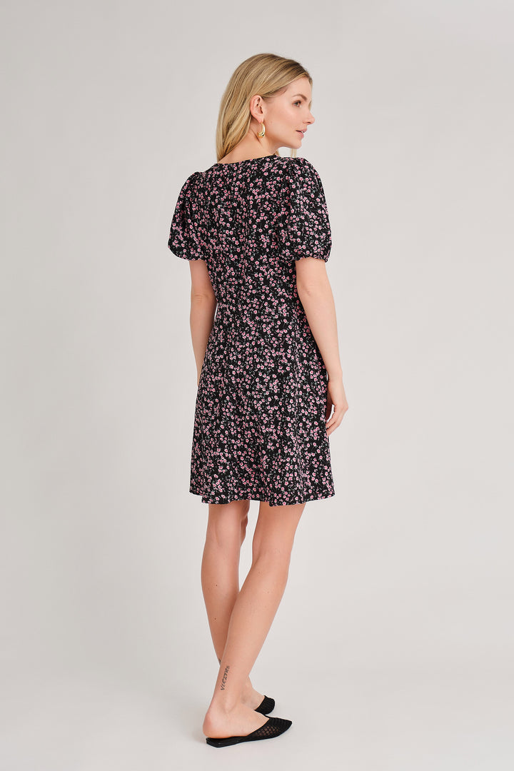 A-VIEW Gino Dress Black/Pink