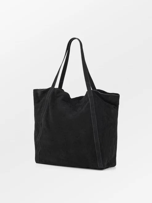 BECKSÖNDERGAARD Suede Eden Bag Black