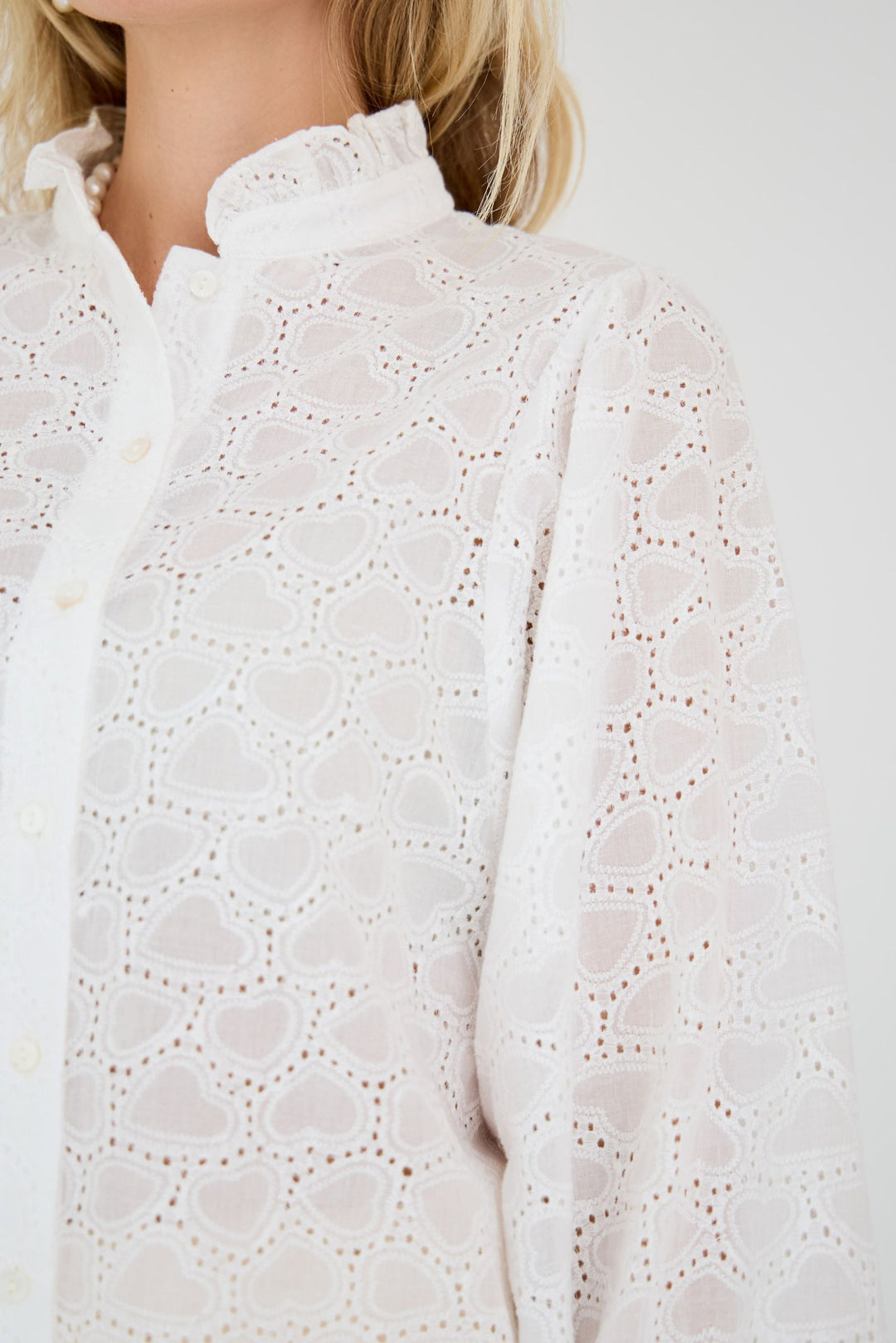 A-VIEW Karla Shirt White
