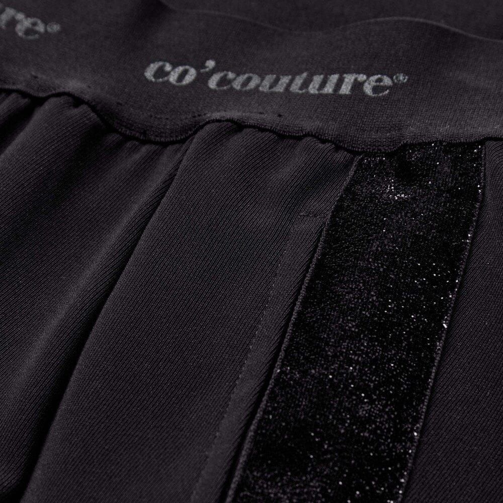 CO´COUTURE AminaCC Logo Shimmer Pant Black