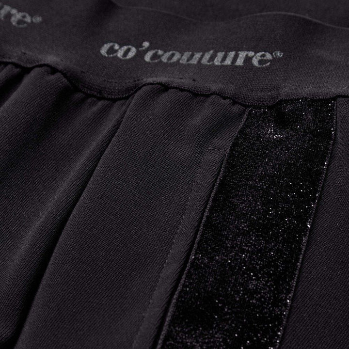 CO´COUTURE AminaCC Logo Shimmer Pant Black