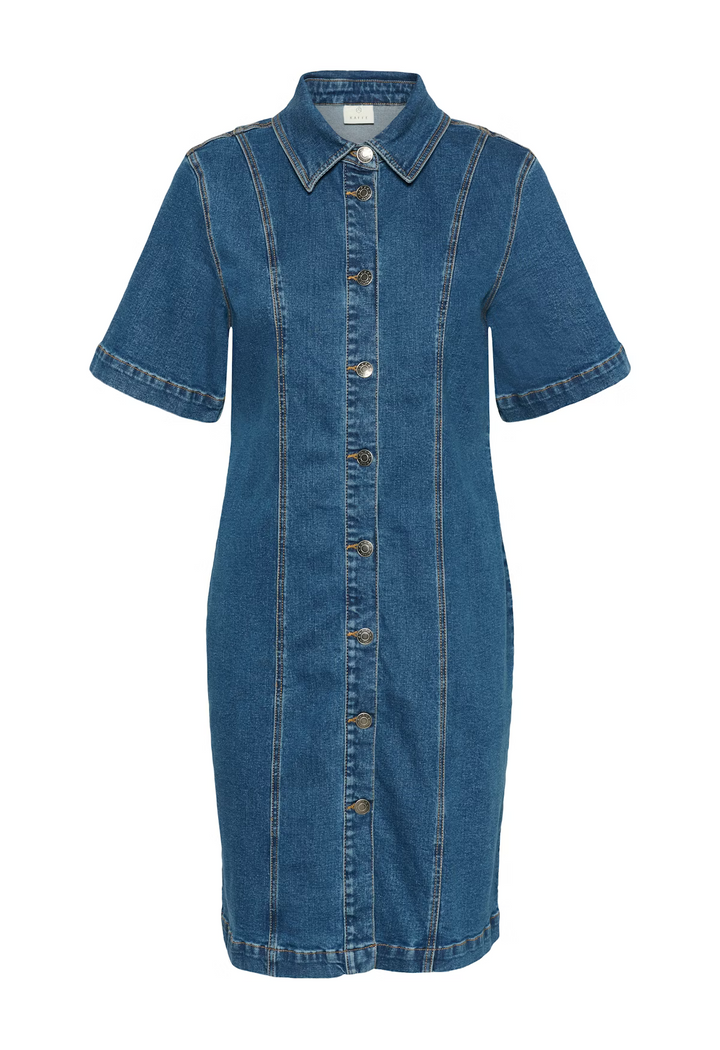KAFFE KAlena Denim Dress Medium Blue Denim