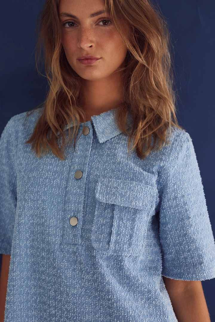 NOELLA Jozie Dress Light Blue Wash