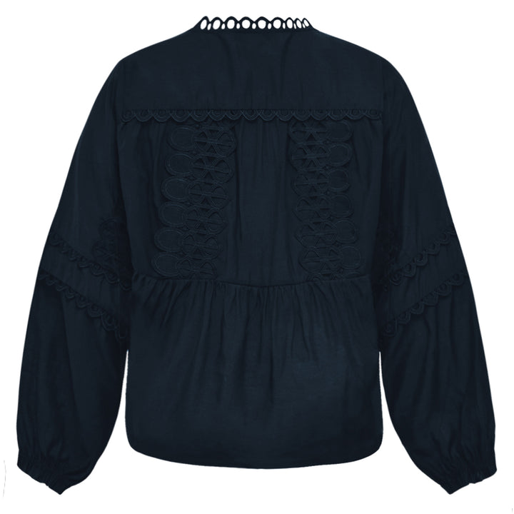 GOSSIA KaiaGO Lace Blouse Dark Navy