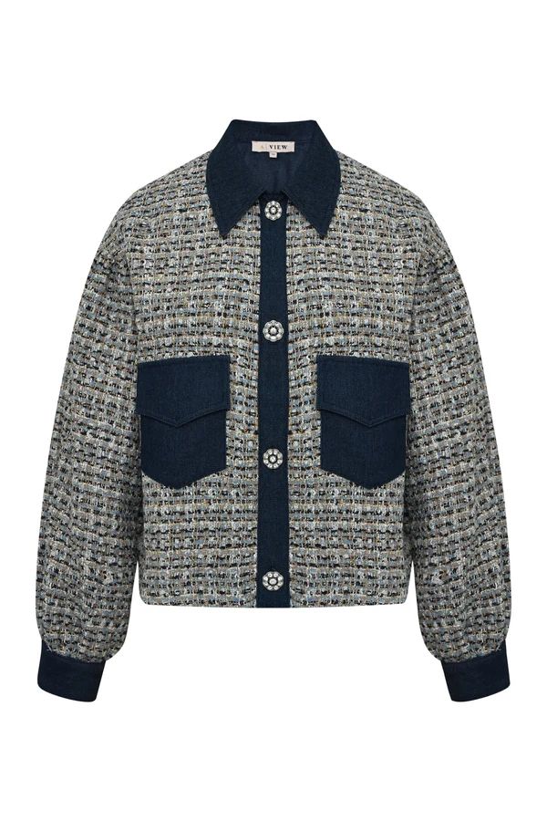 A-VIEW Coco Jacket White/Blue