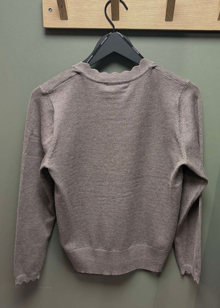FREEQUENT FQKatie-Pullover Morel Melange