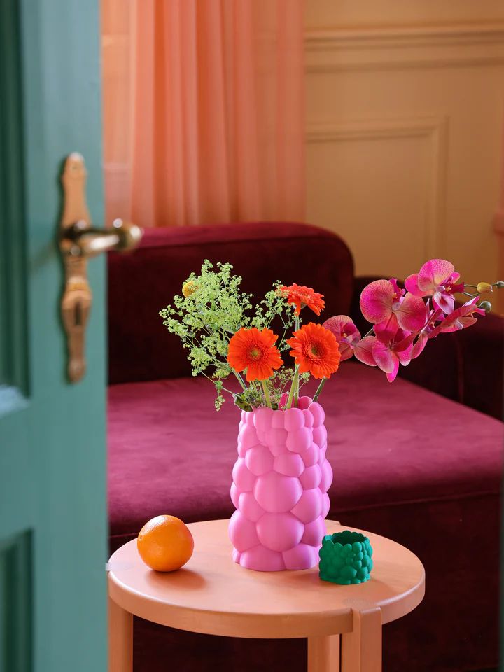 DAZZLE & DAWN Bubble Vase M. Flamingo