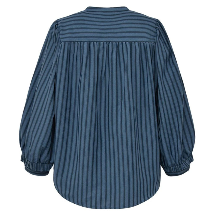 GOSSIA MeeGO Vibs Blouse Blue Stripes