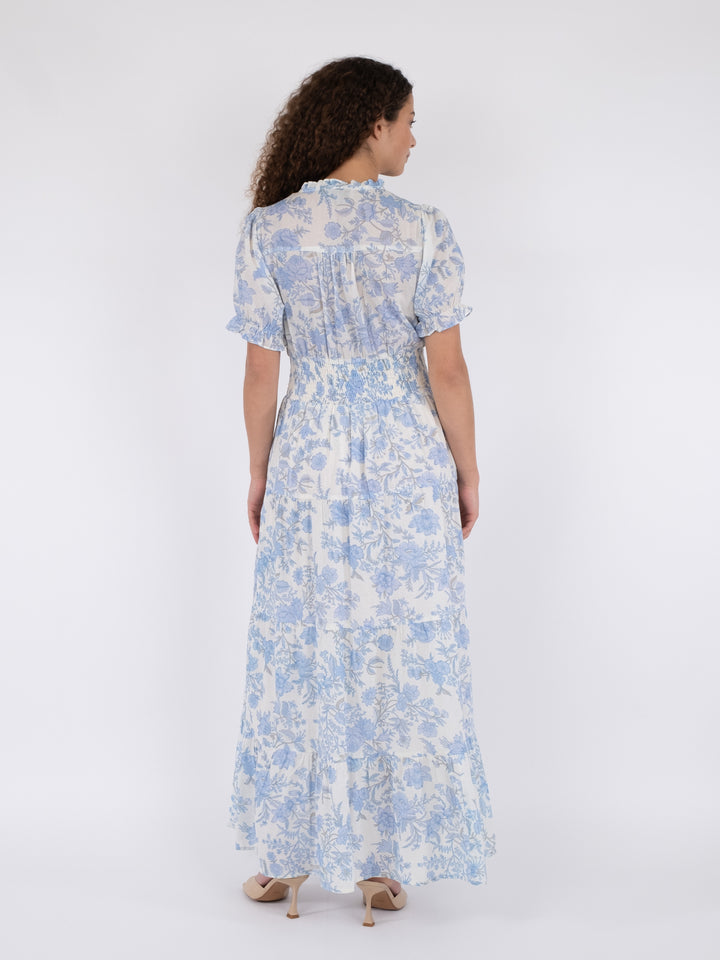 NEO NOIR Kanza Rose Field Dress Light Blue