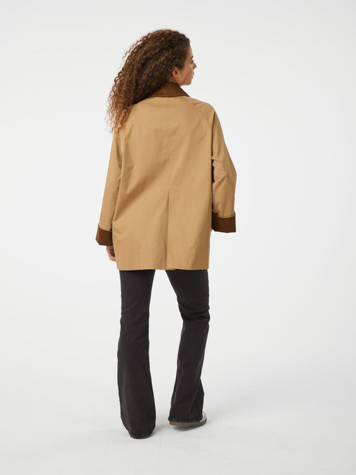 NEO NOIR Anastacia Cord Jacket Dark Tan