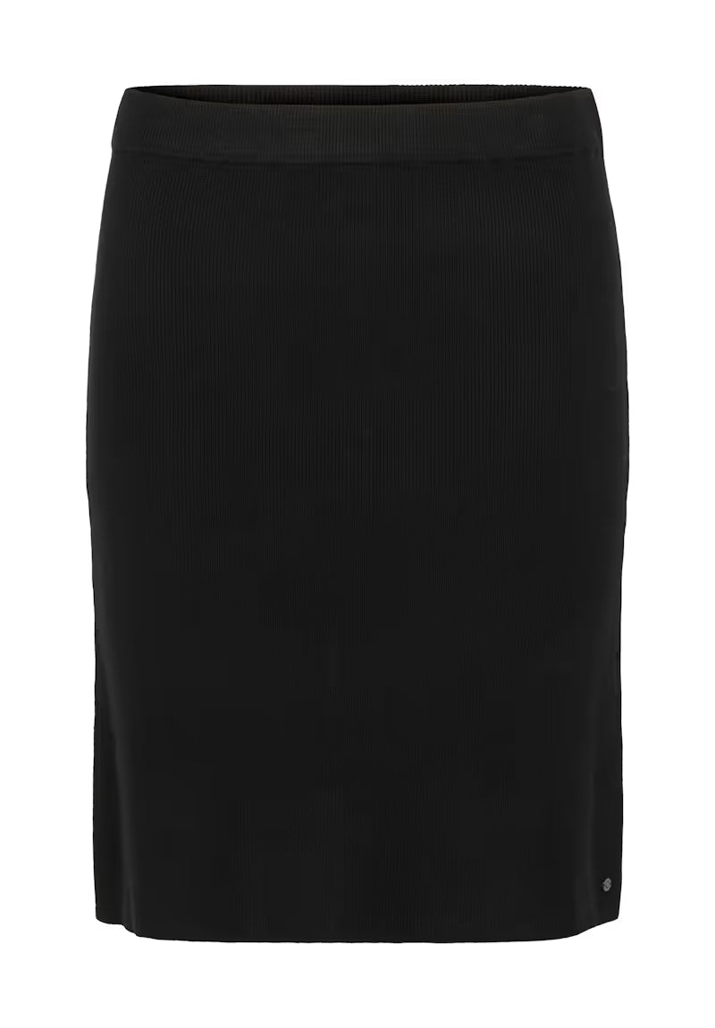 CREAM CRDela Knit Skirt Pitch Black