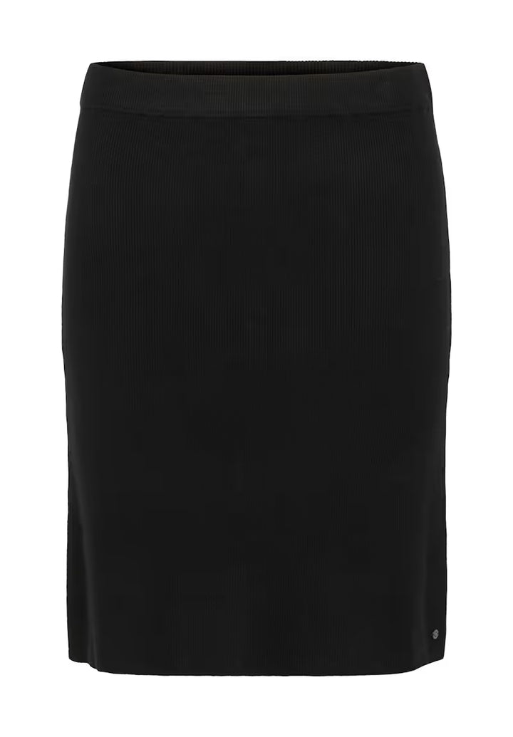 CREAM CRDela Knit Skirt Pitch Black