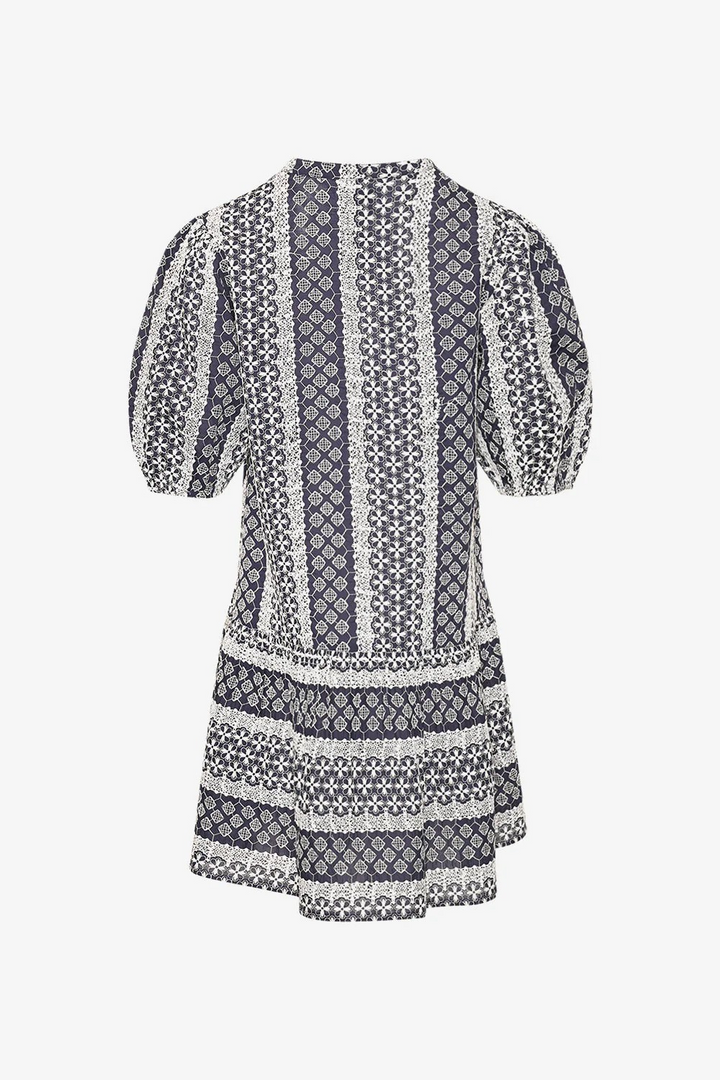NOELLA Lillianna Dress Navy Sugar Combo
