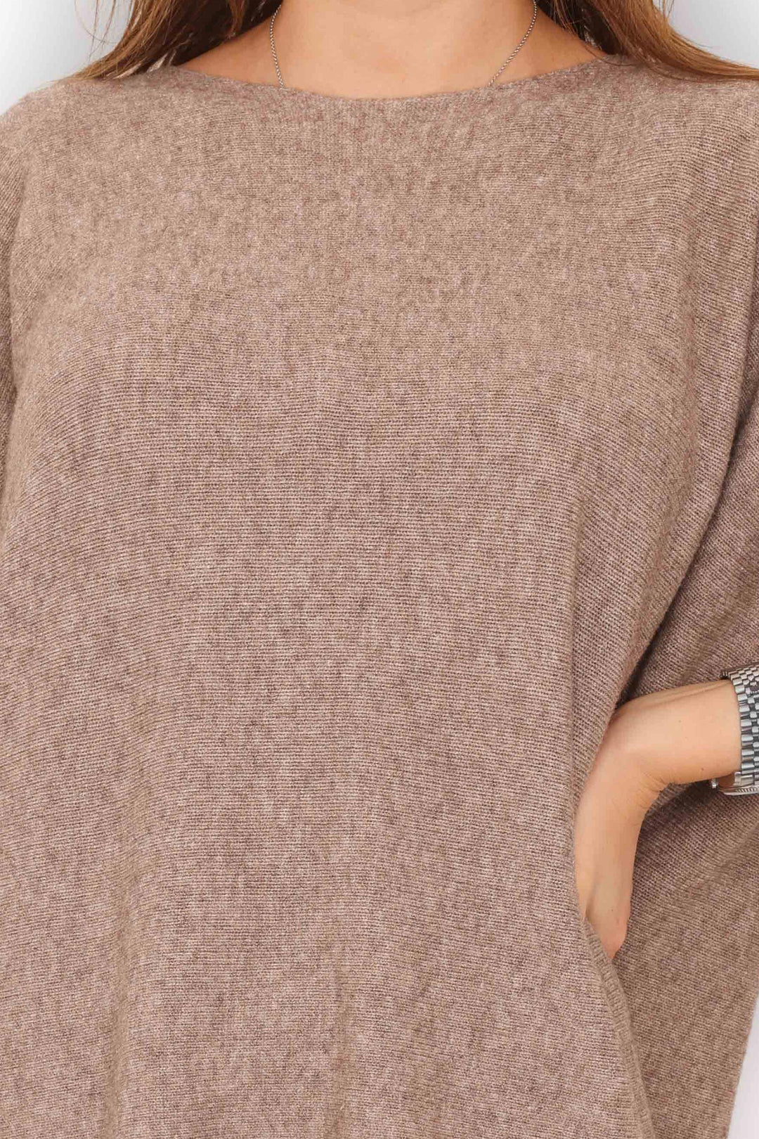 COPENHAGEN LUXE Classic Knit LS Sweater Fango