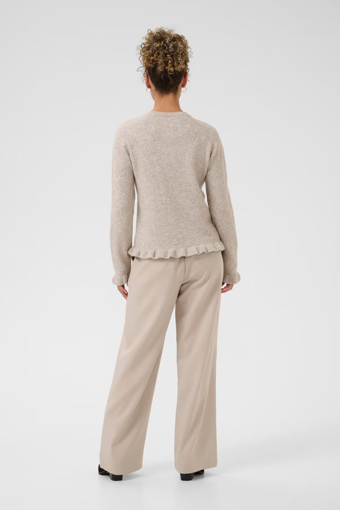 CREAM CRJolly Knit Cardigan String Melange