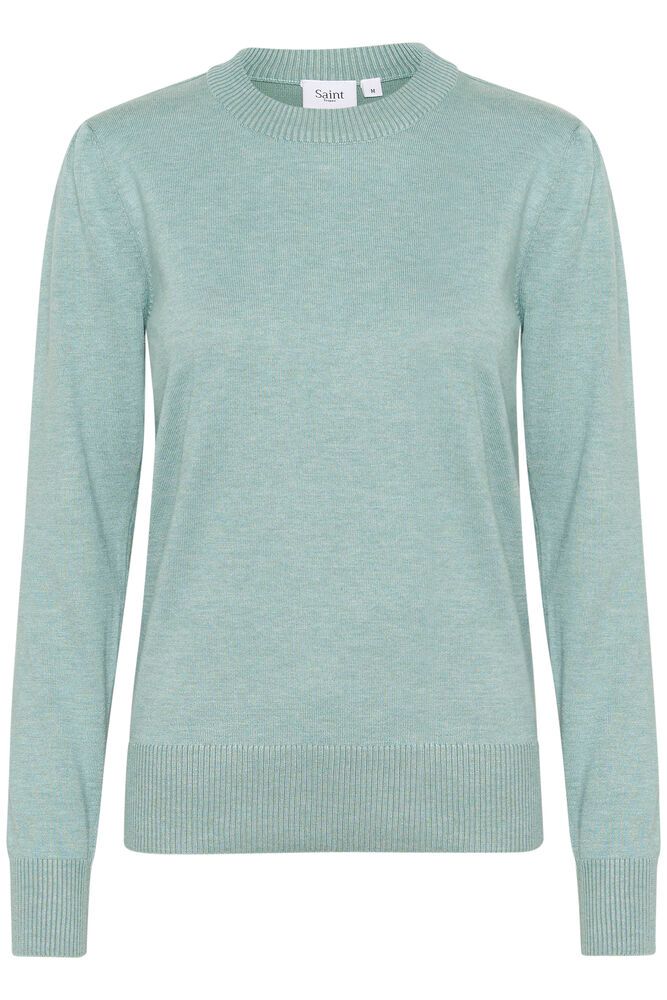 SAINT TROPEZ MilaSZ Pullover Blue Surf Melange