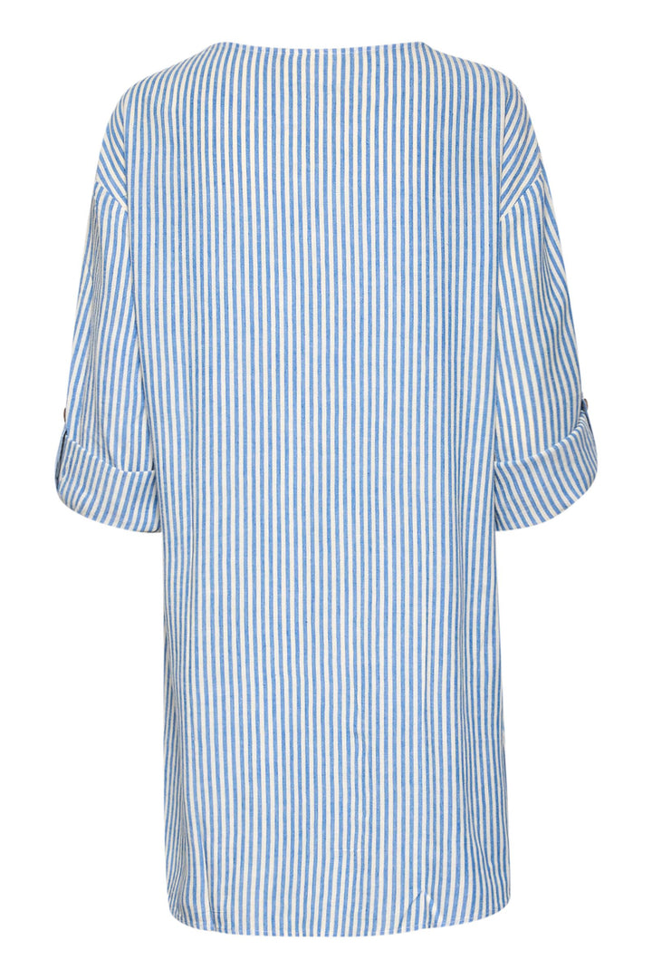 CREAM CRVenta Striped Tunic Blue Milkboy