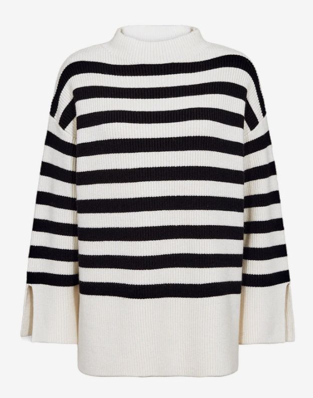 COPENHAGEN MUSE CMColin-Pullover Jet Stream W. Black