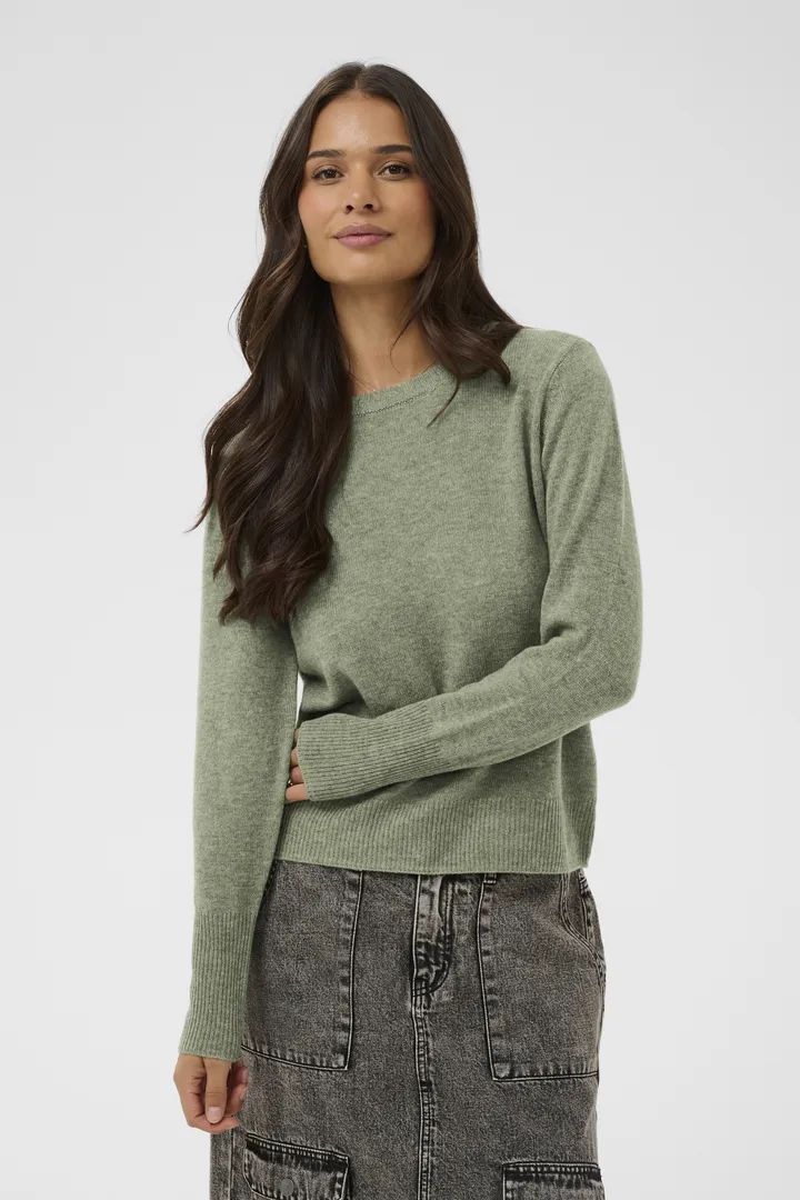KAFFE KAcashie Pullover Sea Spray Melange