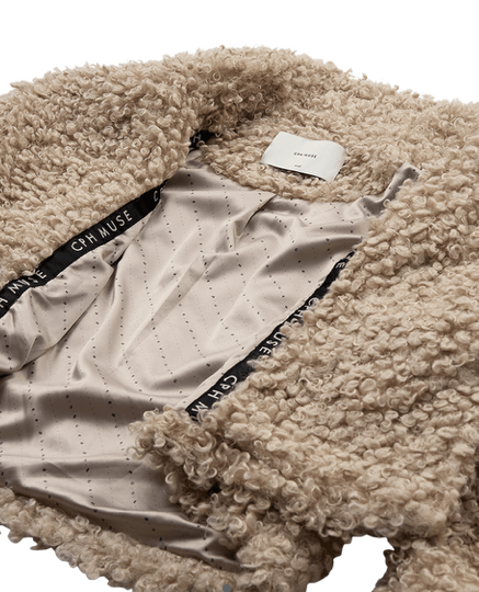 COPENHAGEN MUSE CMCurly-Jacket Peyote Melange