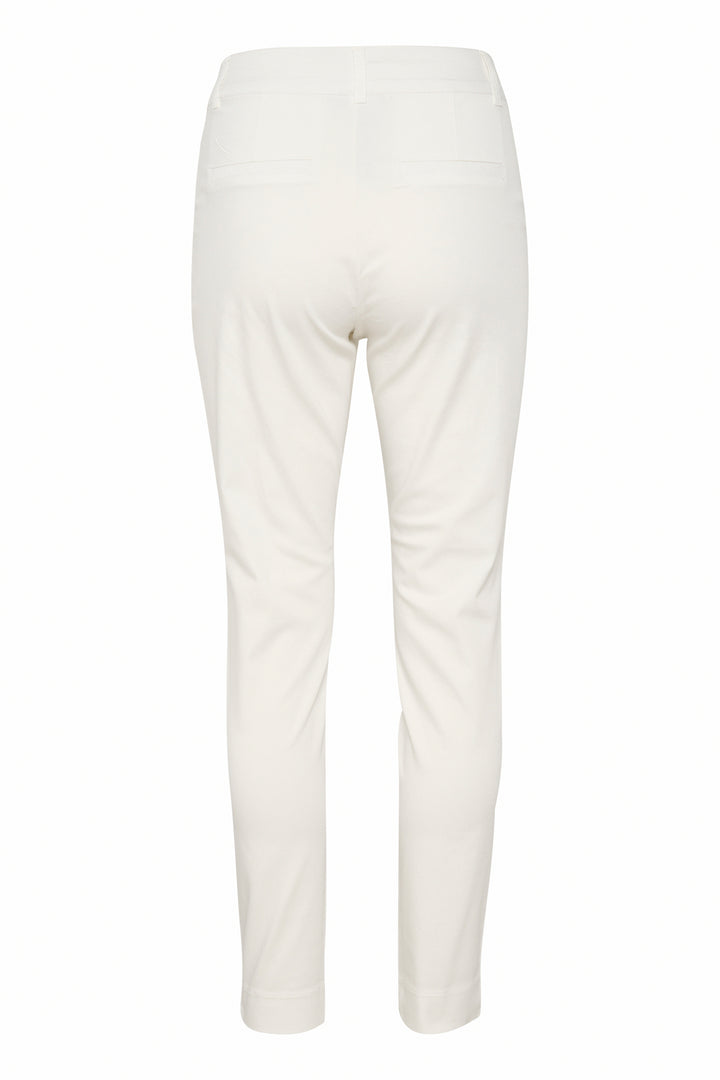 KAFFE KAlea 7/8 Chino Pant Chalk