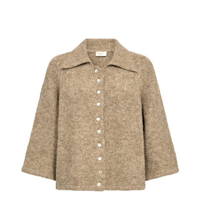 FREEQUENT FQGrslulu-Cardigan Silver Mink Melange