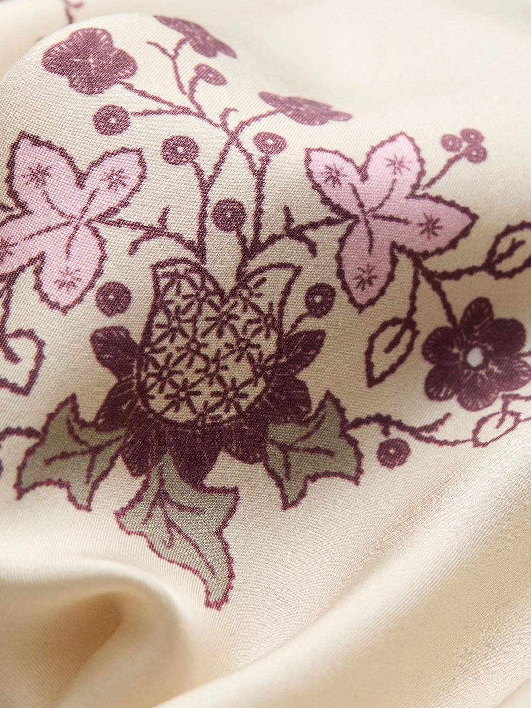 BECKSÖNDERGAARD Brodaria Sia Scarf Birch White