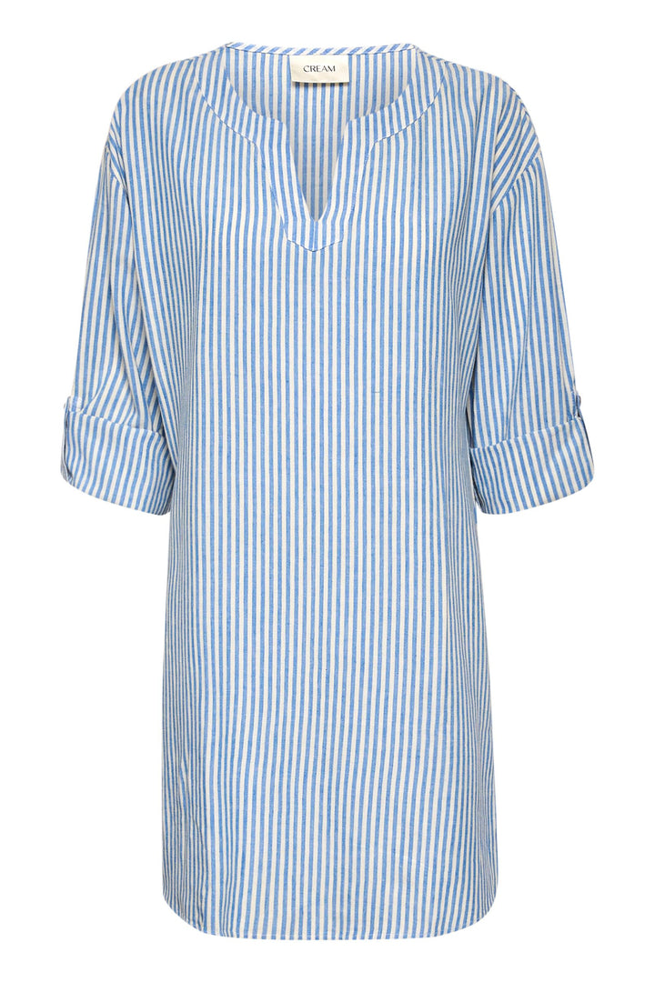 CREAM CRVenta Striped Tunic Blue Milkboy