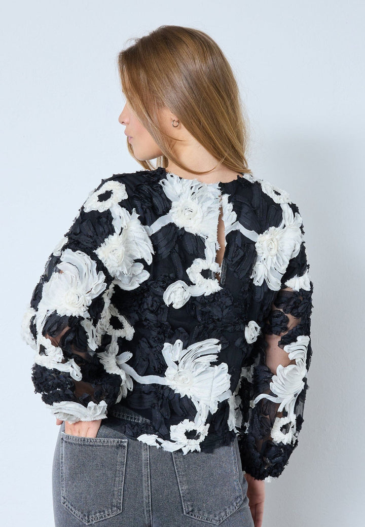 CO´COUTURE FleurCC Fluffy Blouse Black