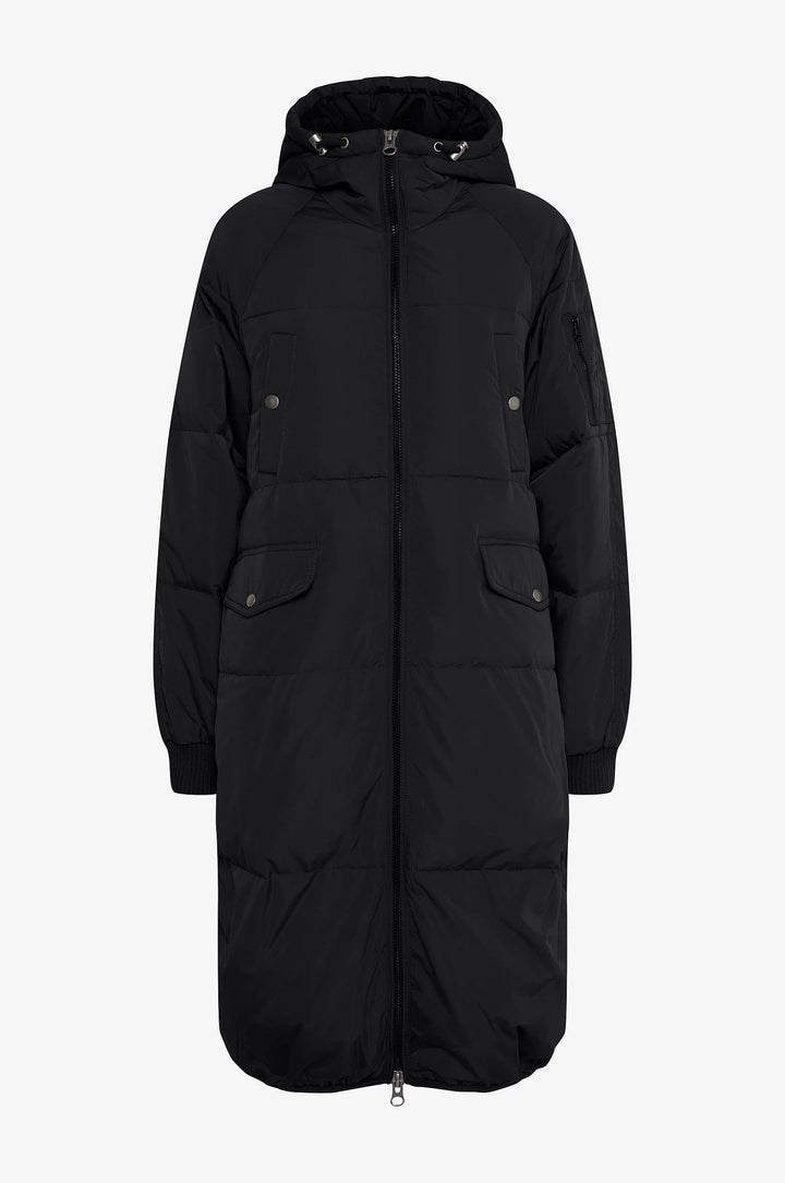 ICHI IHBunala down jkt Black