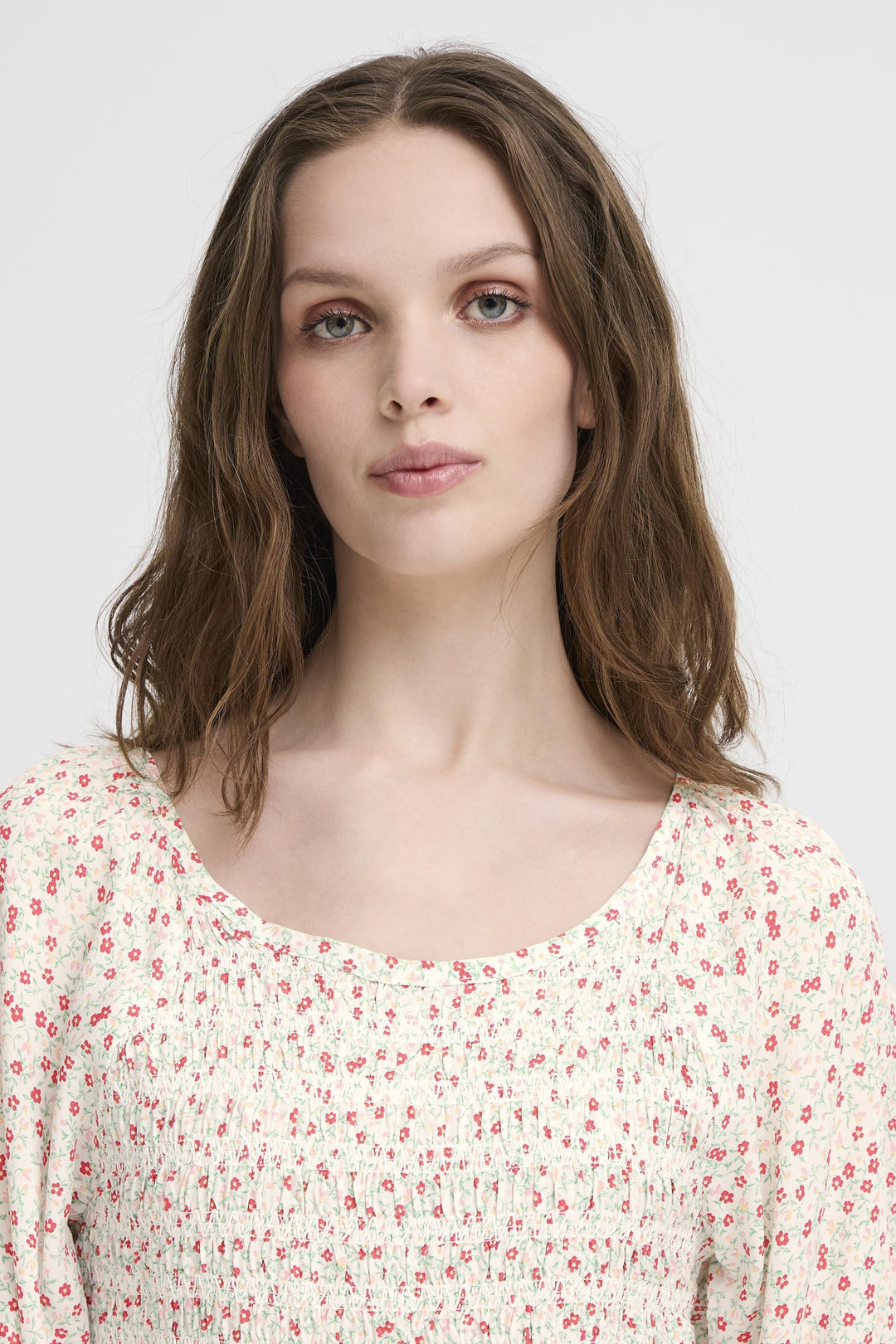 ICHI IHvera DR40 Pink Flower Aop