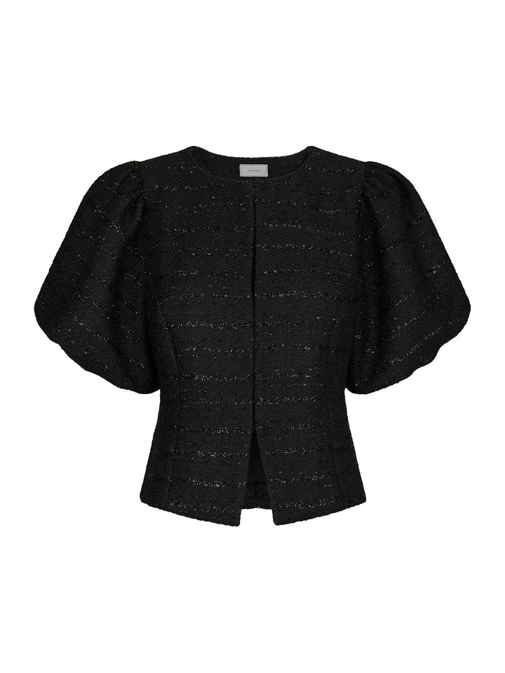 NEO NOIR Anela Boucle Blouse Black