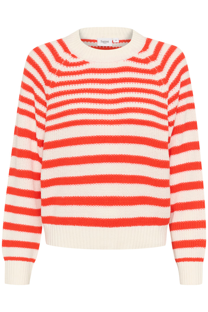 SAINT TROPEZ IbenmeiSZ Pullover Flame Scarlet